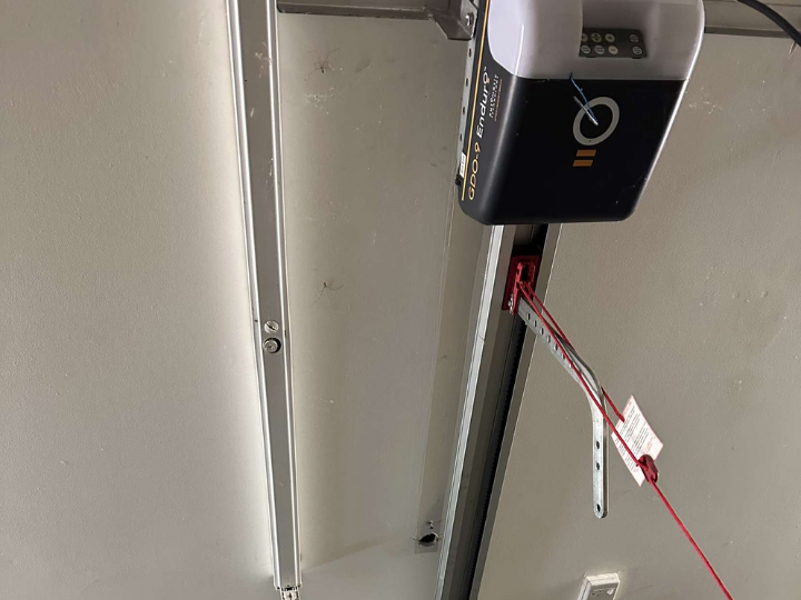 Garage door opener motor with emergency release cord - automatic door system Melbourne